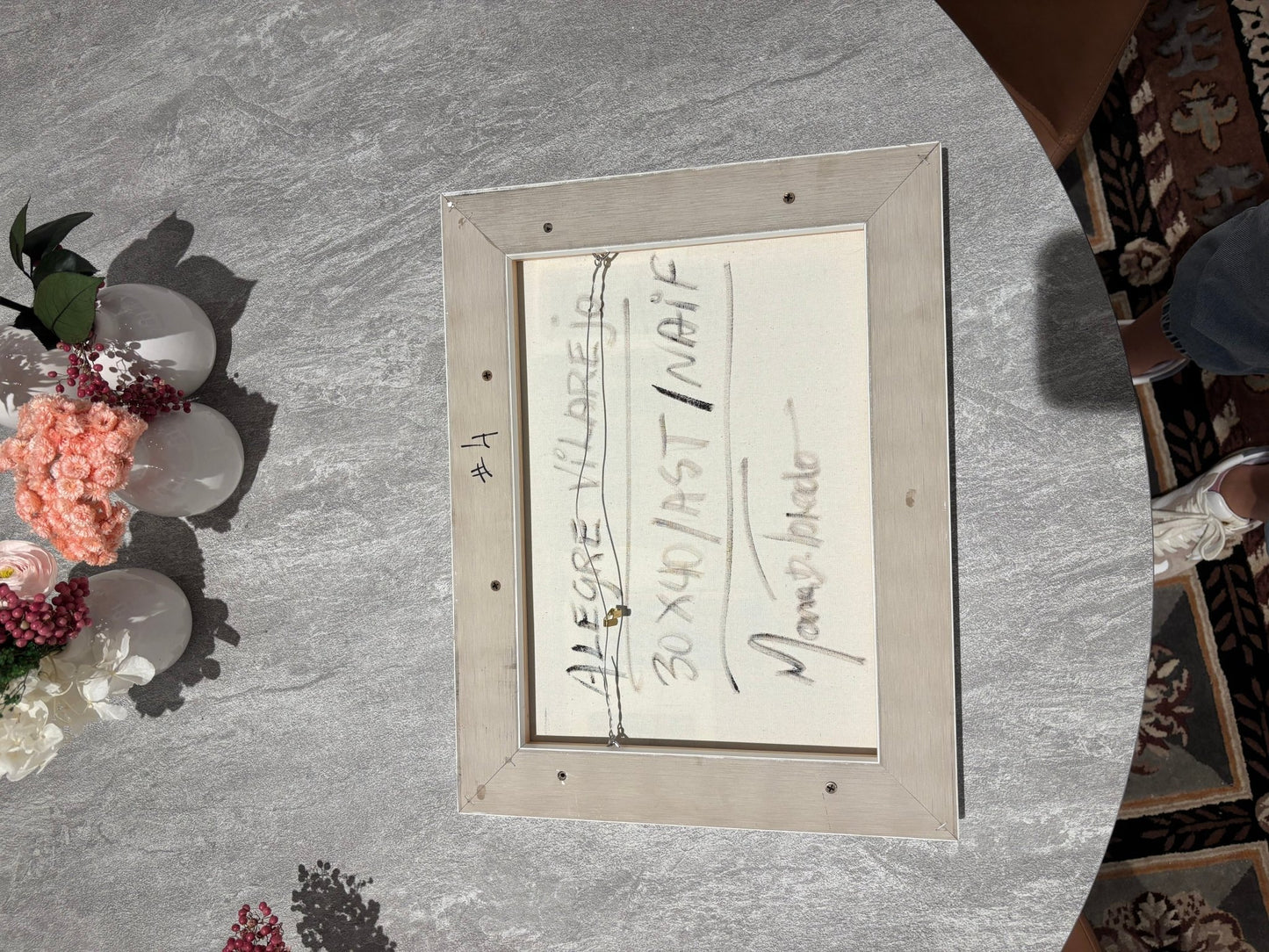 Original Painting "Our Happy Village" by Mara Toledo 11.13"x15.13" - ThePopUp Art Gallery