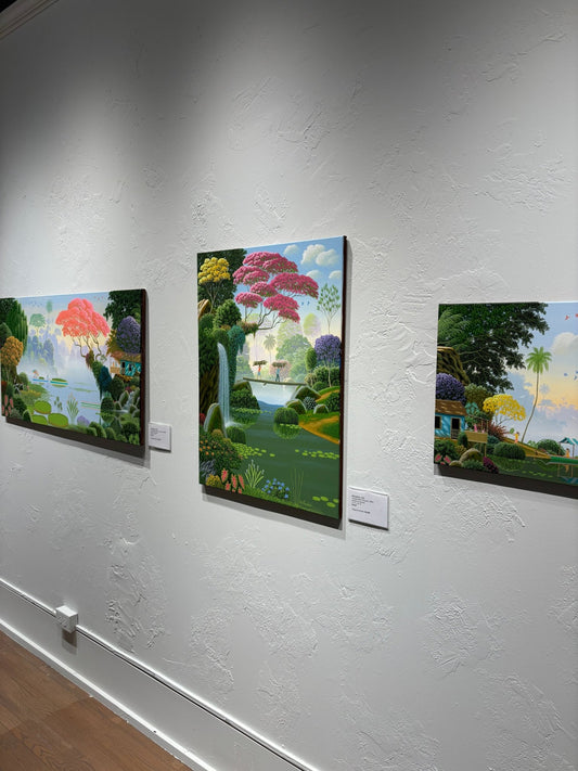 Original Painting "Watermelon Seller" by Edivaldo Barbosa de Souza 15.7” x 19.7” - ThePopUp Art Gallery