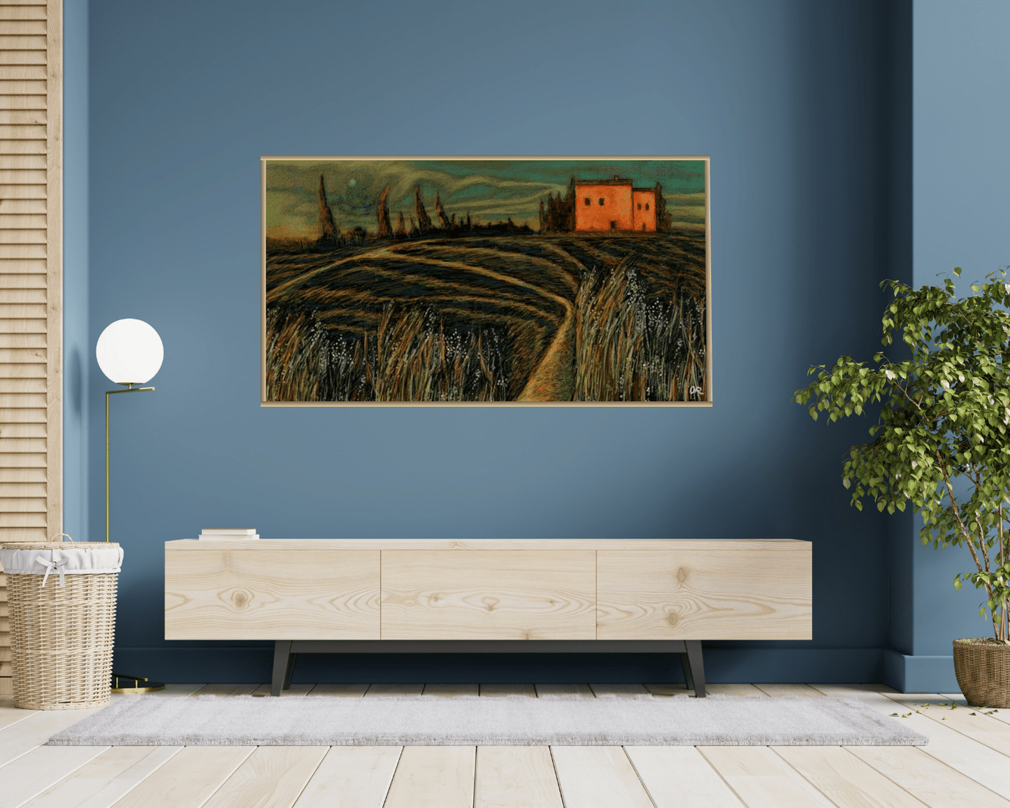 Limited Prints "The Dry Grass" by Olivia De Rossi 15.75" x 31.5" - ThePopUp Art Gallery