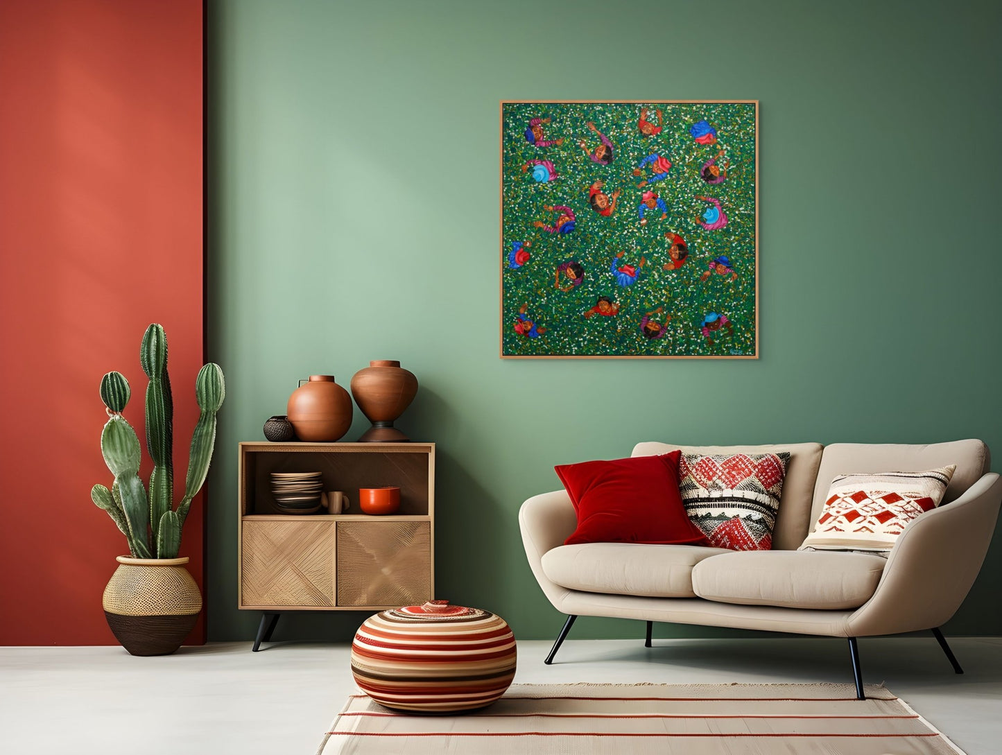 Original Painting "Glorious Day" by Abraham Batzin Navichocn - ThePopUp Art Gallery