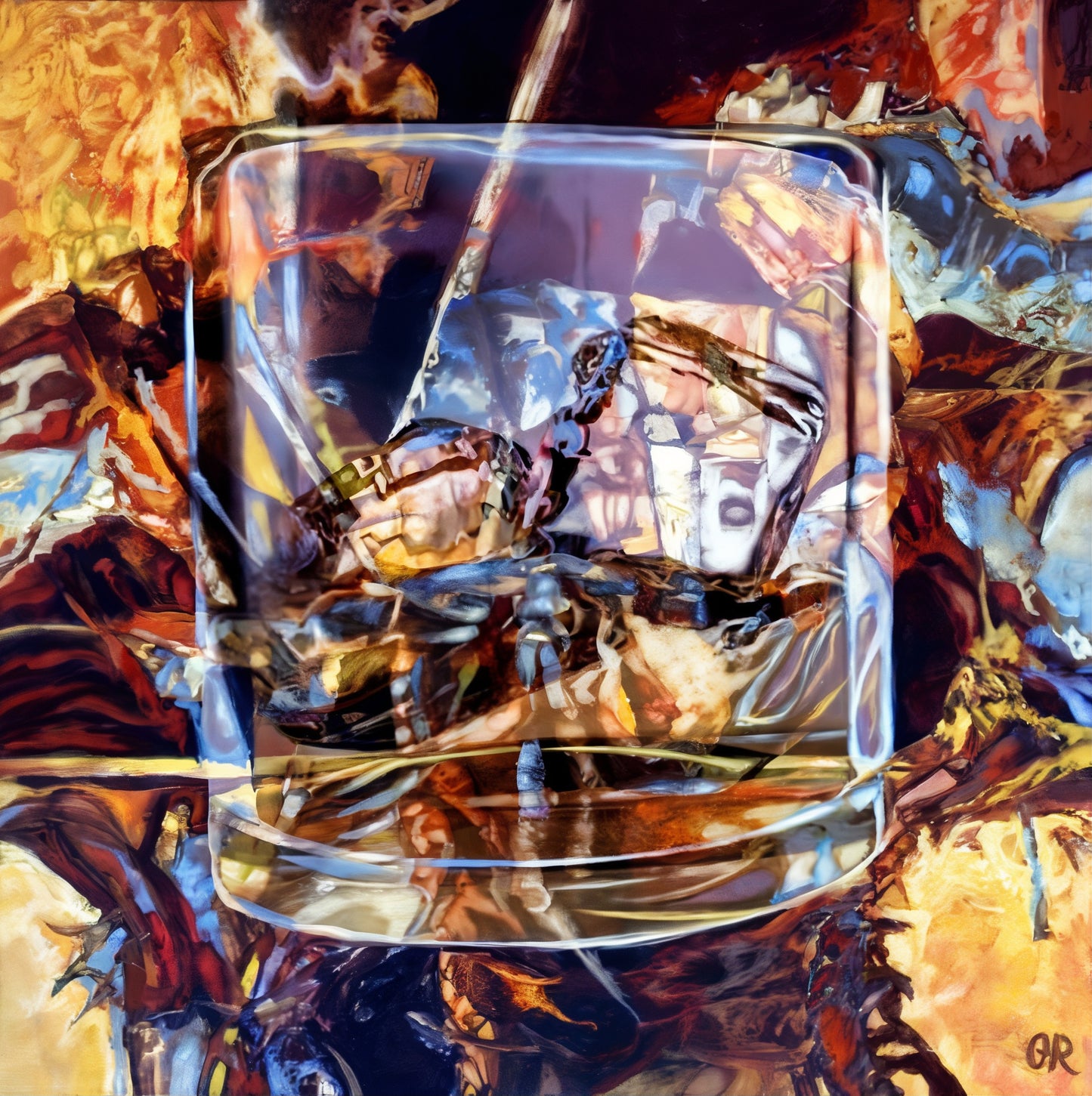 limited Prints "Gin and Tonic" by Olivia De Rossi 39" x 39" - ThePopUp Art Gallery