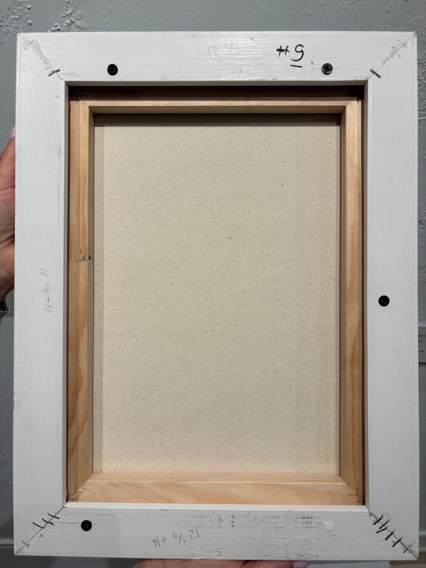 Original Painting “Small Hamlet” by Alonso Flores, El Salvador, 15.7x11.8” - ThePopUp Art Gallery