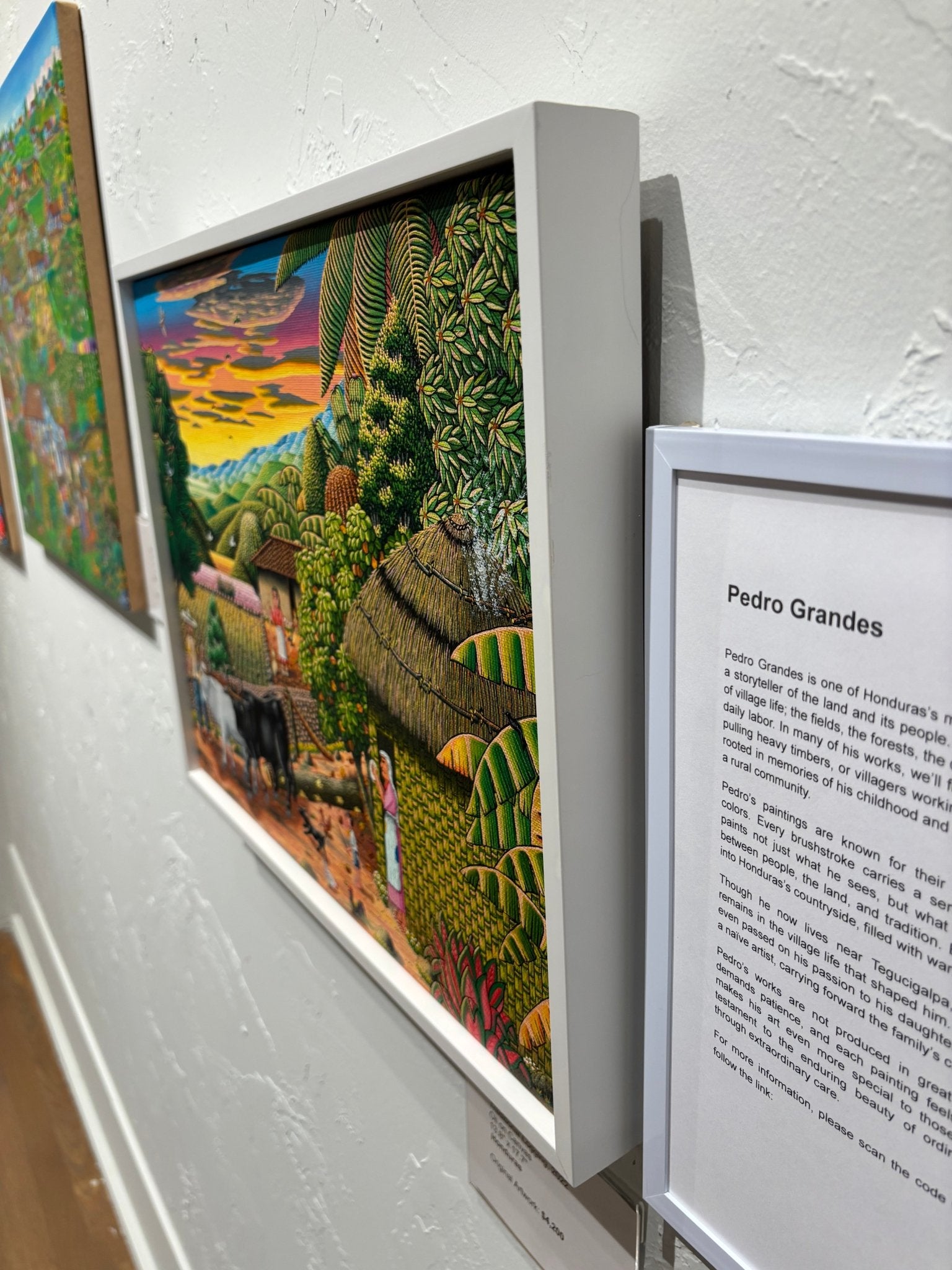 Original Painting "Traditional Logging" by Pedro Grandes 13.8"x17.7" - ThePopUp Art Gallery