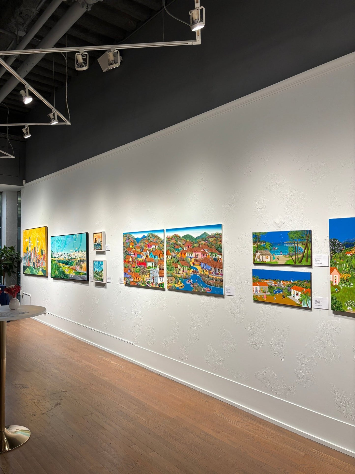 Original Painting "America Sofia" by Fausto Perez 29.5" x 37.4" - ThePopUp Art Gallery