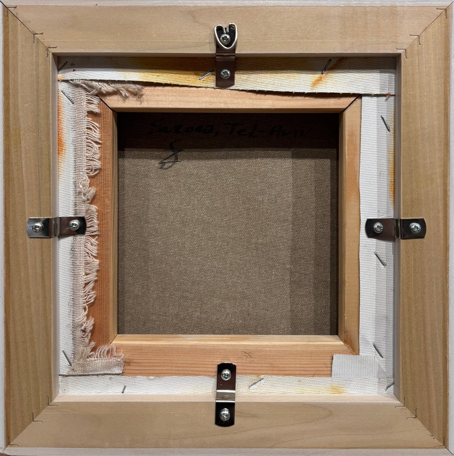 Original Painting "Flowers of Sarona" by Zoe Sever 9.8” x 9.8” - ThePopUp Art Gallery