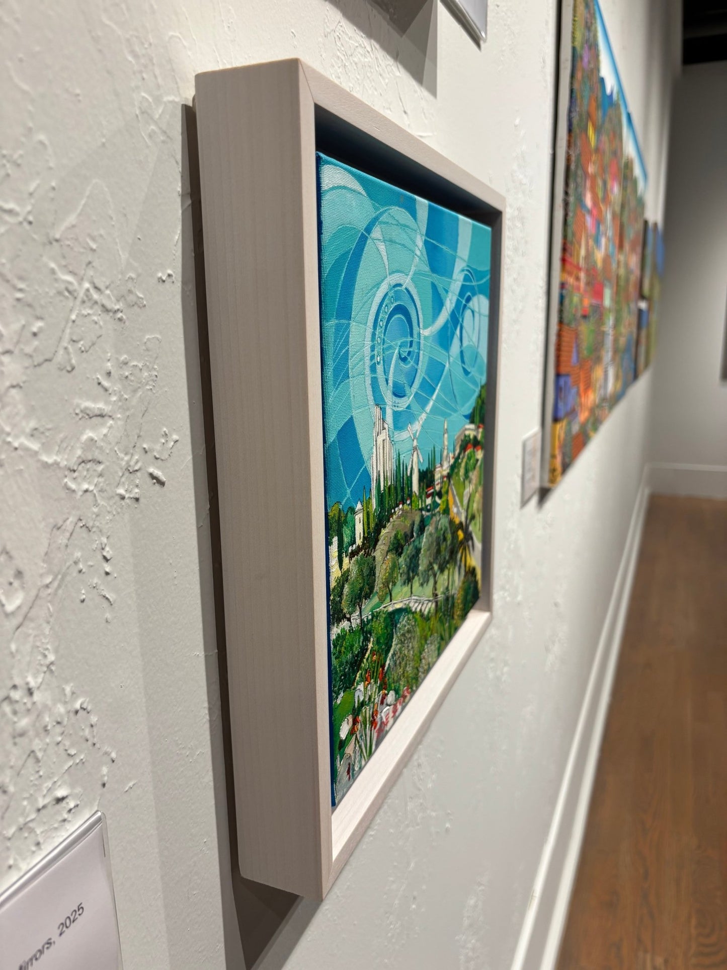 Original Painting "Jerusalem" by Zoe Sever, 11.8" x 11.8" - ThePopUp Art Gallery