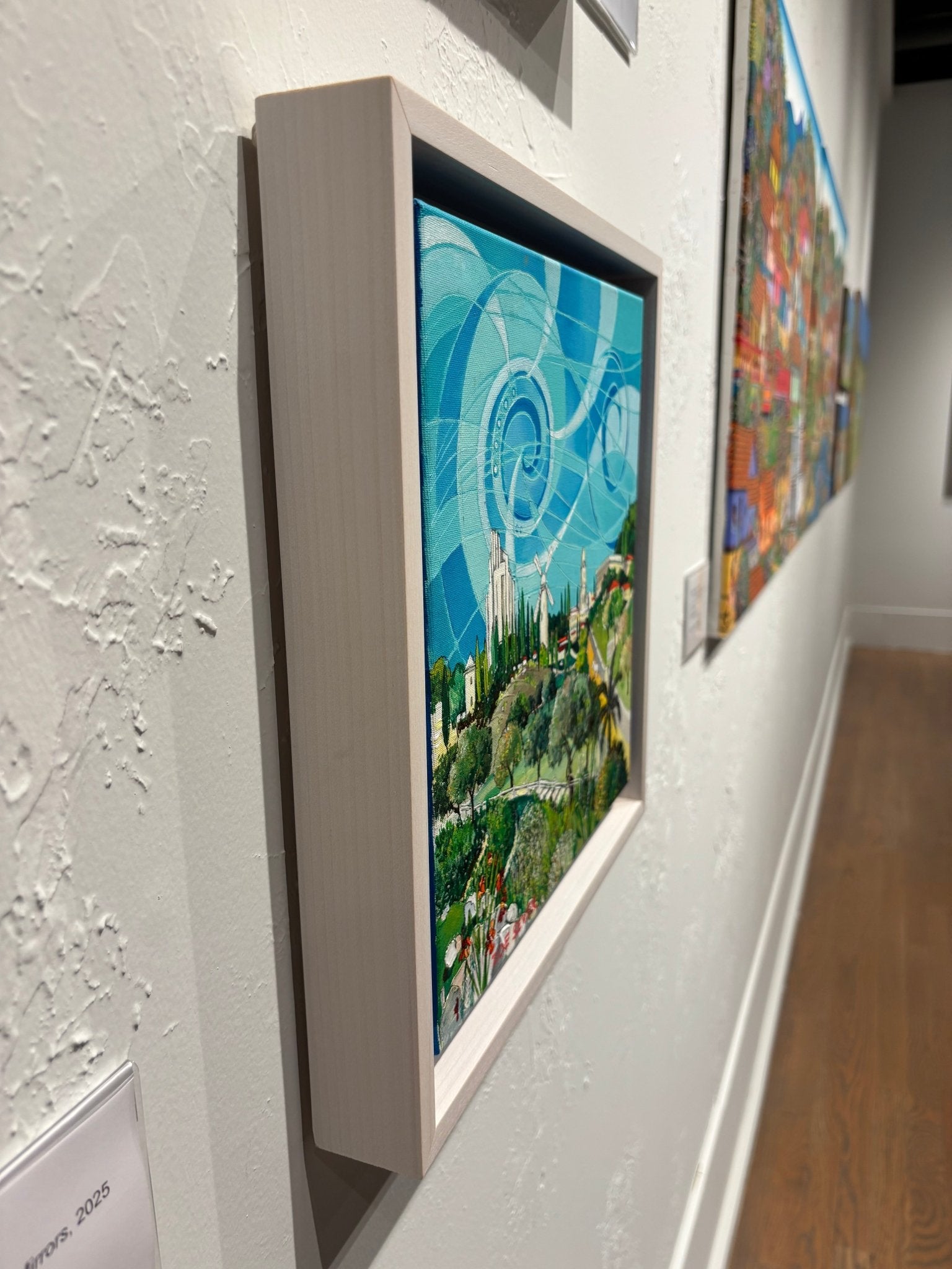 Original Painting "Jerusalem" by Zoe Sever, 11.8" x 11.8" - ThePopUp Art Gallery