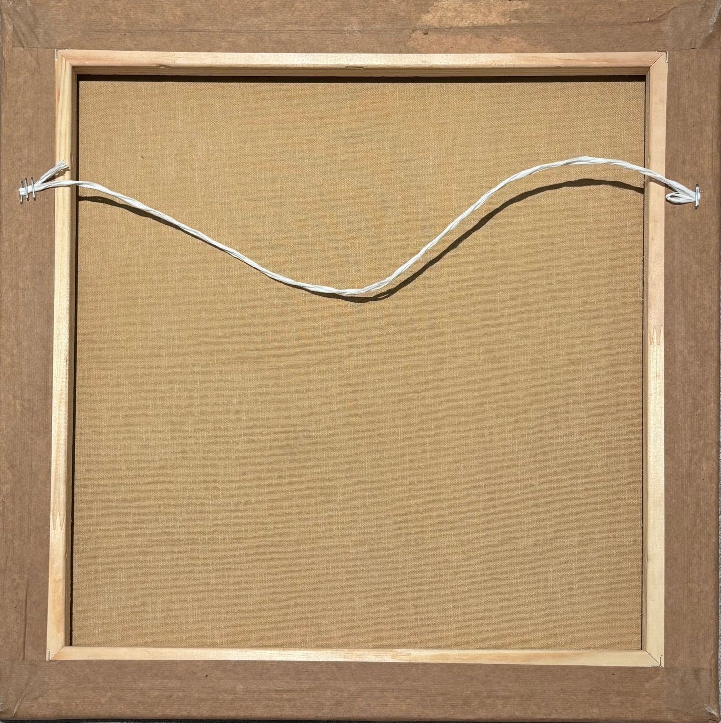 Original Painting "The Singer" by Eduardo Ungar 16.1"x16.1" - ThePopUp Art Gallery