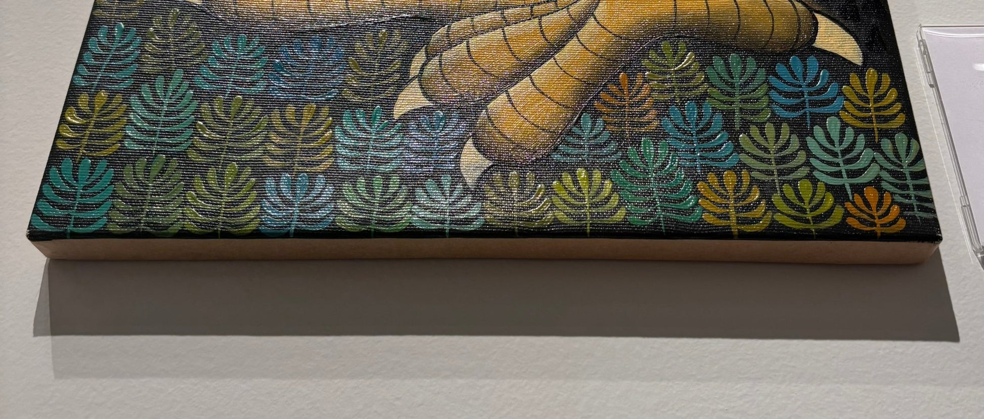 Original Painting "Owl Amidst the Trees" by Guido Vedovato 15.7” x 11.8” - ThePopUp Art Gallery