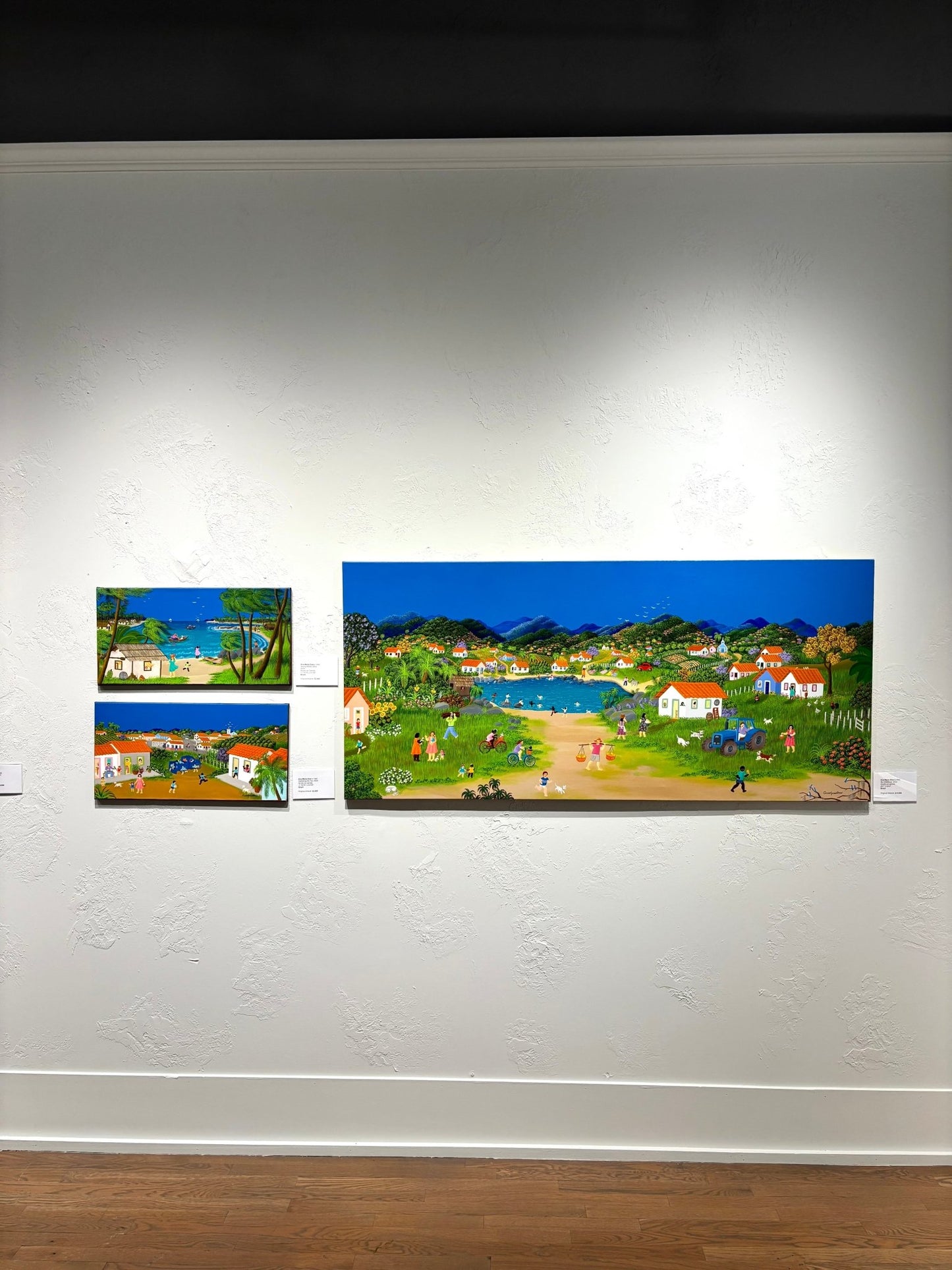 Original Painting "My Childhood" by Ana Maria Dias 29.1” x 64.6” - ThePopUp Art Gallery