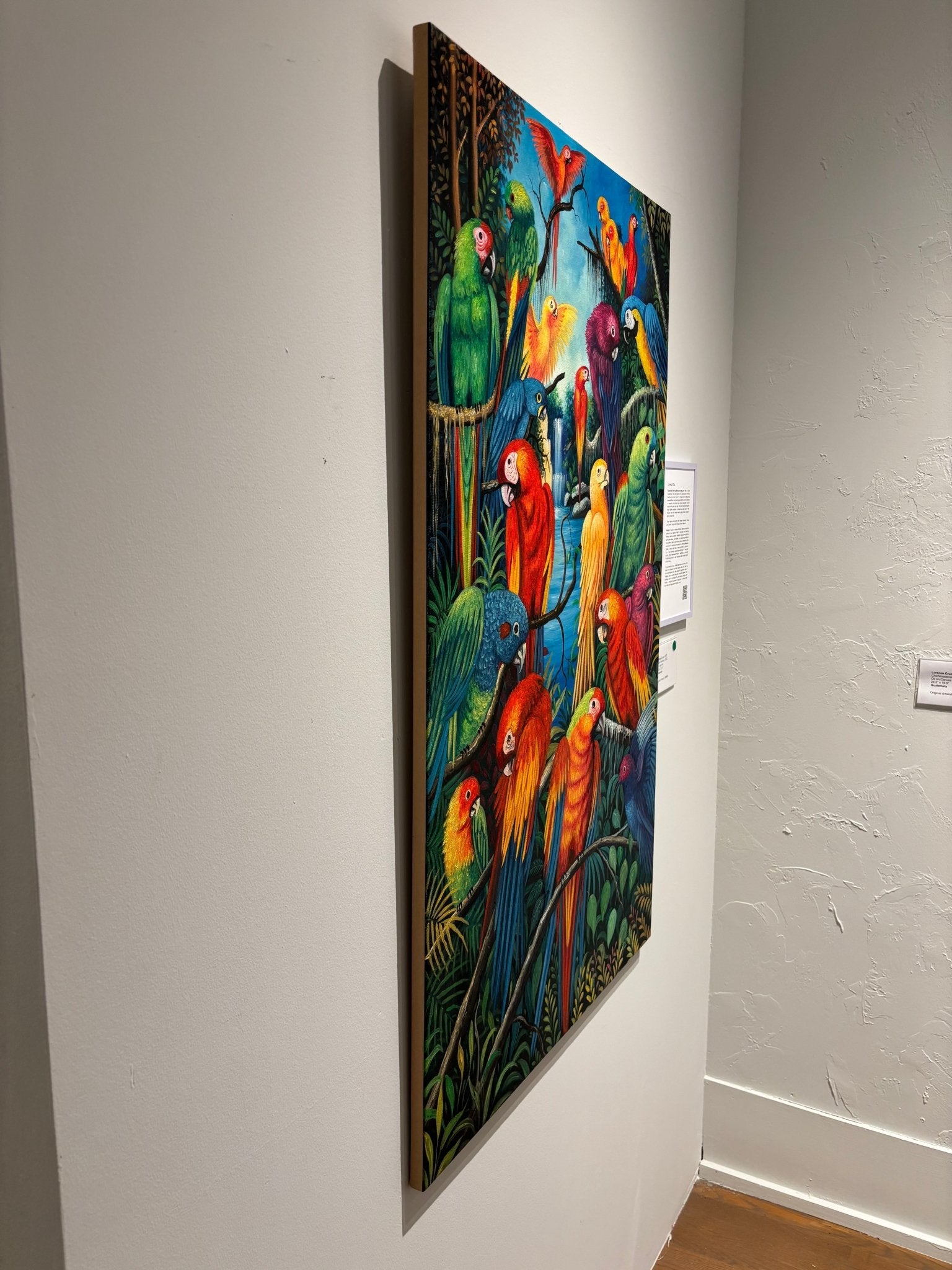 Original Painting "Jungle Harmony" by Lorenzo Cruz 49.6” x 29.9” - ThePopUp Art Gallery