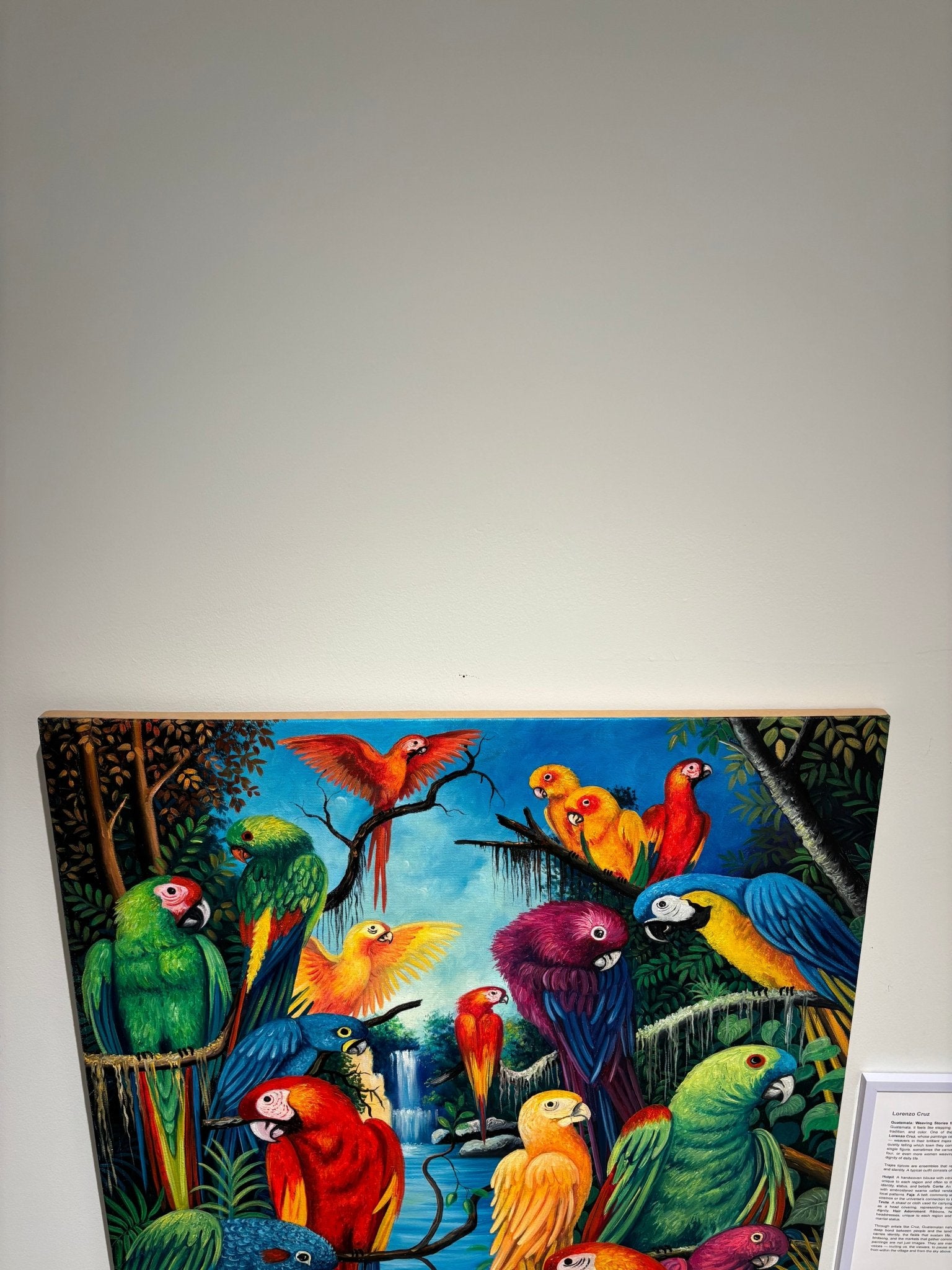 Original Painting "Jungle Harmony" by Lorenzo Cruz 49.6” x 29.9” - ThePopUp Art Gallery