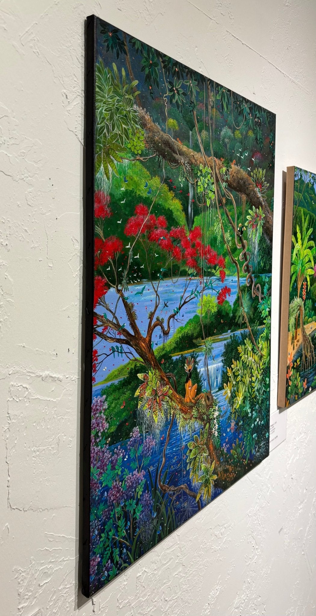 Original Painting "Solitude" by Mara Toledo 31 1/4" x 23 5/8" - ThePopUp Art Gallery