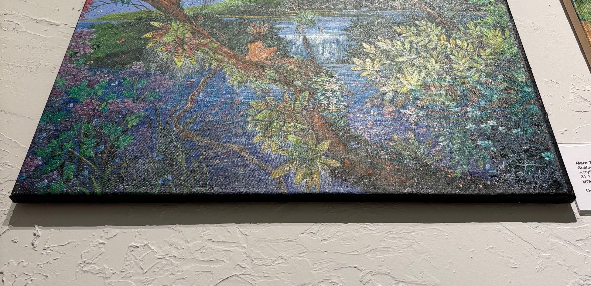 Original Painting "Solitude" by Mara Toledo 31 1/4" x 23 5/8" - ThePopUp Art Gallery