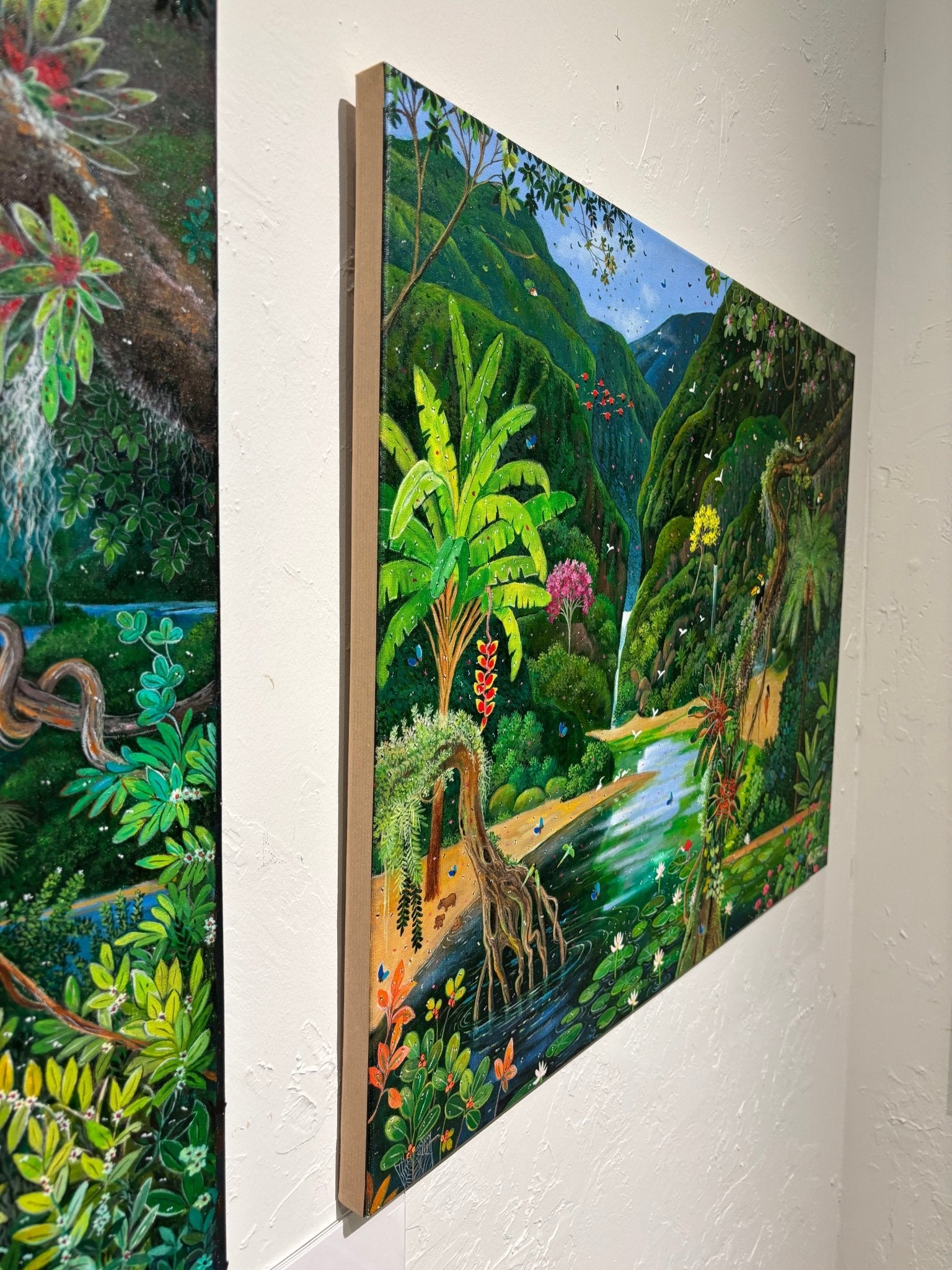 Original Painting "The Portal to Paradise" by Mara Toledo 23 5/8 x 31 1/2 - ThePopUp Art Gallery