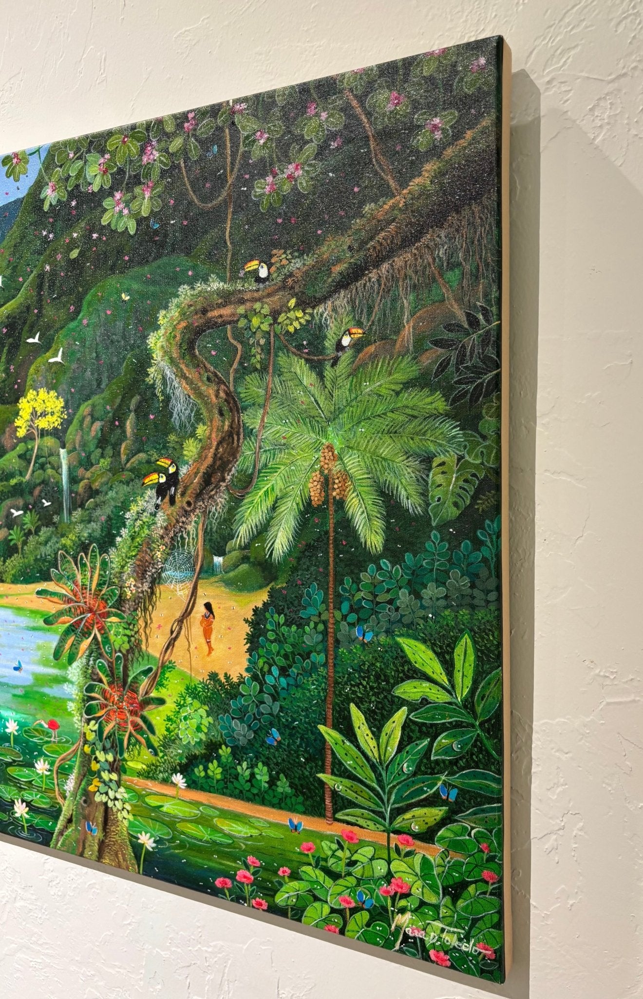 Original Painting "The Portal to Paradise" by Mara Toledo 23 5/8 x 31 1/2 - ThePopUp Art Gallery