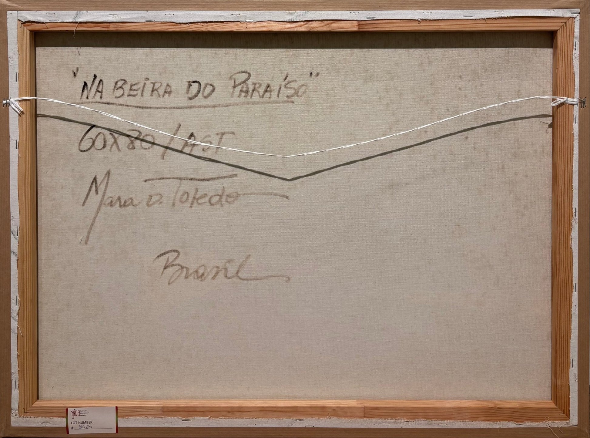 Original Painting "The Portal to Paradise" by Mara Toledo 23 5/8 x 31 1/2 - ThePopUp Art Gallery