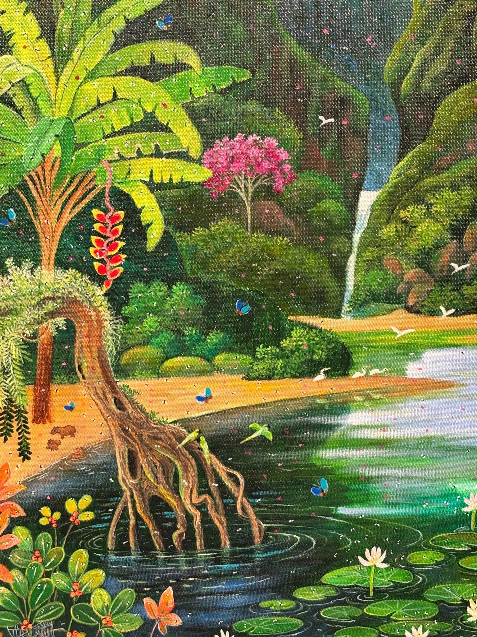 Original Painting "The Portal to Paradise" by Mara Toledo 23 5/8 x 31 1/2 - ThePopUp Art Gallery