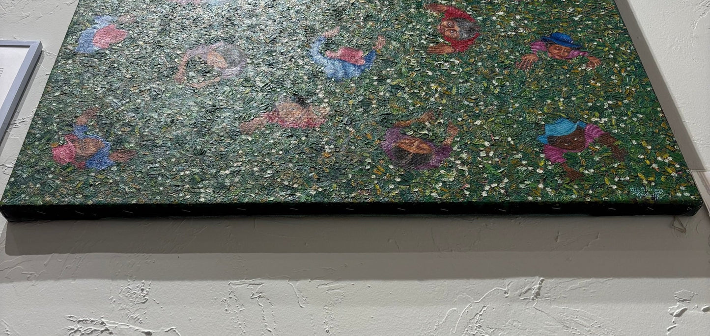 Original Painting "Glorious Day" by Abraham Batzin Navichocn - ThePopUp Art Gallery