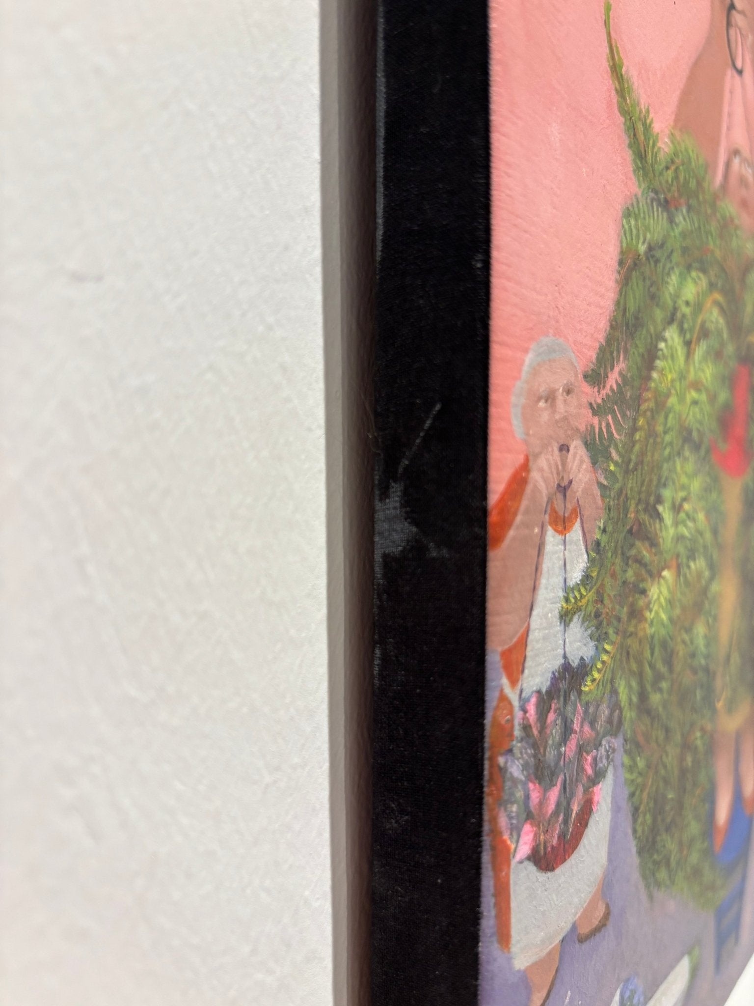 Original Painting "The Somanbaia Plant" by Eduardo Ungar 11.8" x 9.8" - ThePopUp Art Gallery