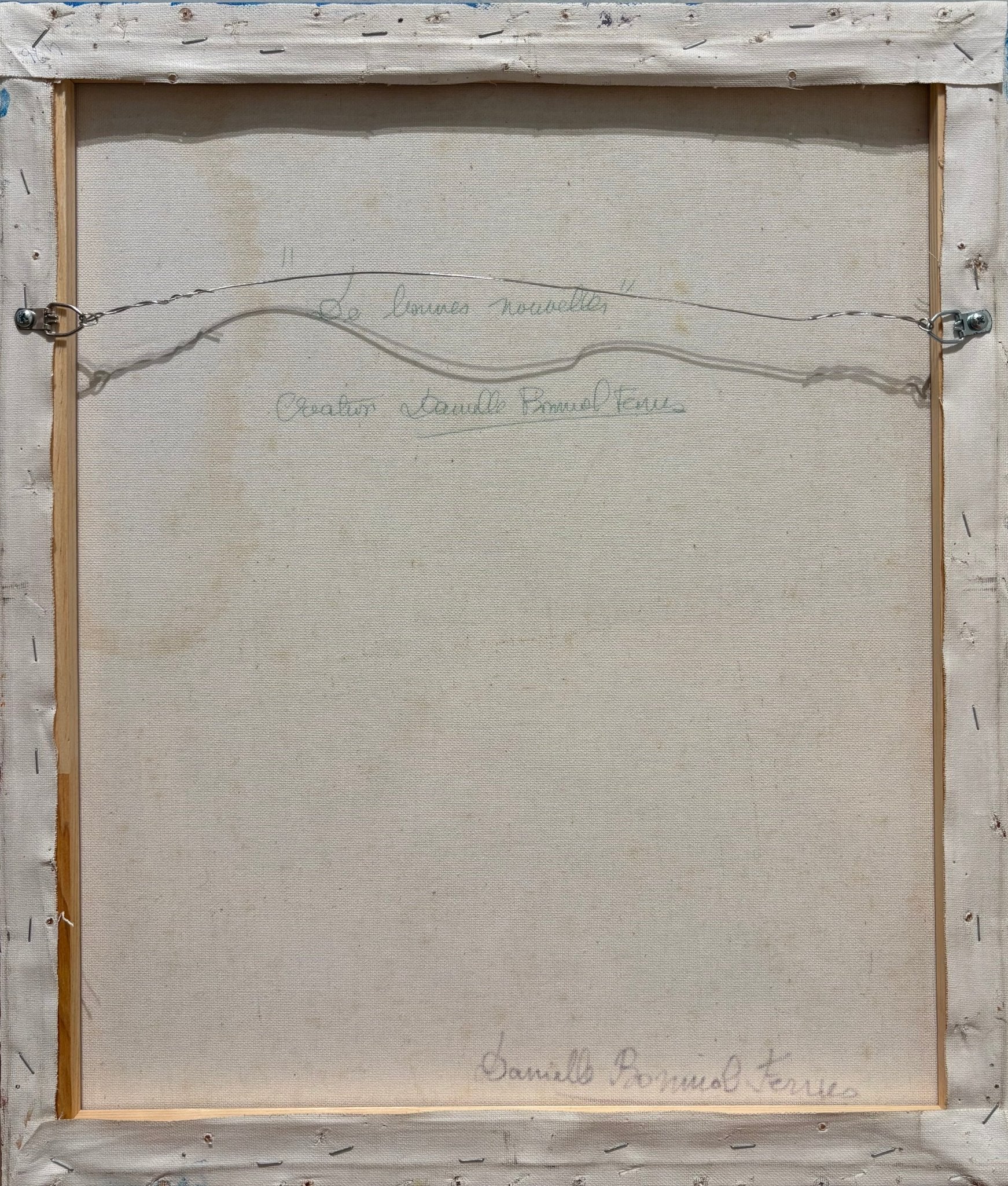 Original Painting "Good News" by Danielle Bonnol Ferou 21 1/4"x17" - ThePopUp Art Gallery