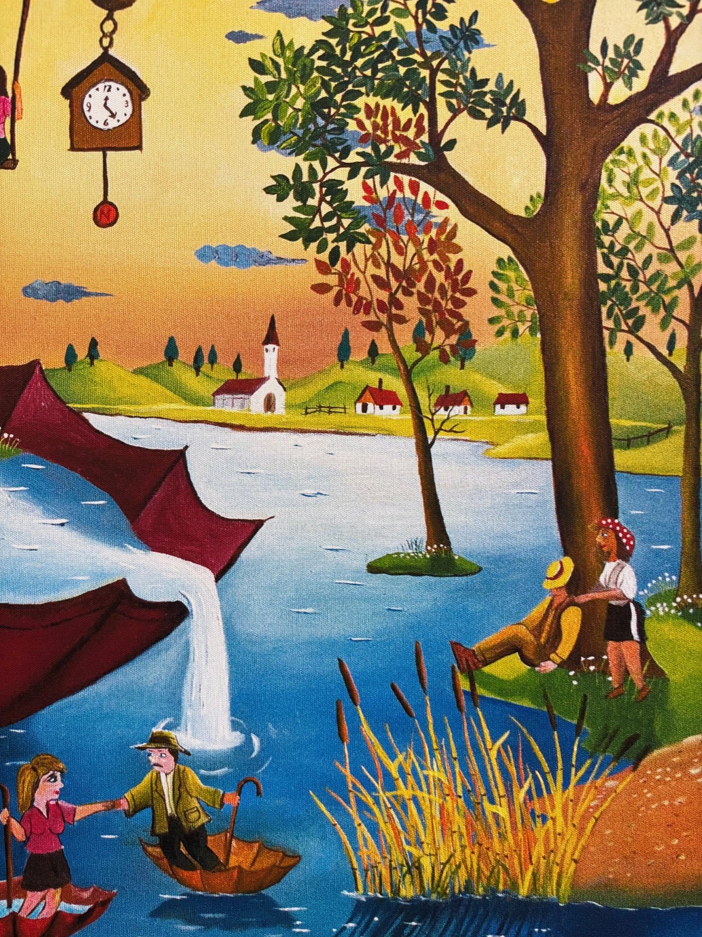 Print "Red Umbrella" by Mihai Dascalu 39.5" x 27.5" - ThePopUp Art Gallery