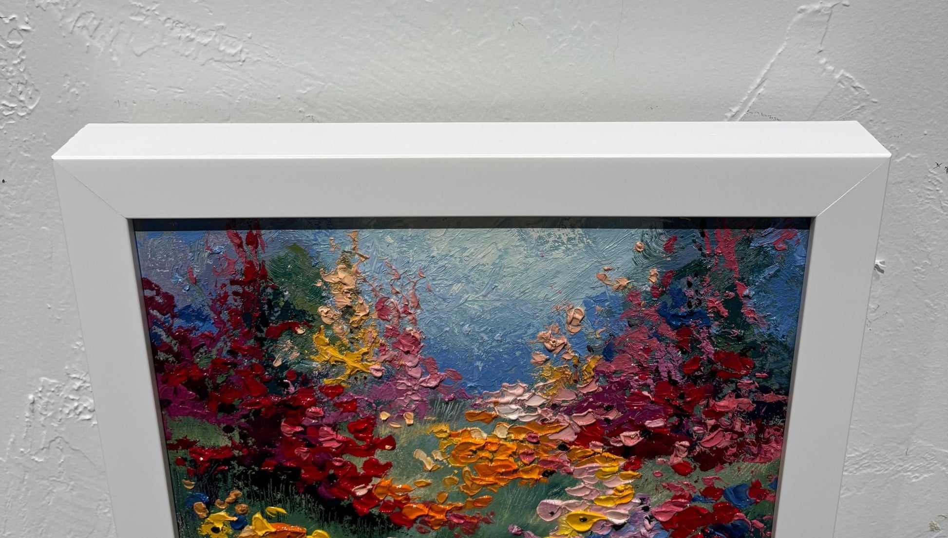 Original Painting "Forest Meadow" by Natalya Romanovsky 12" x 12" - ThePopUp Art Gallery