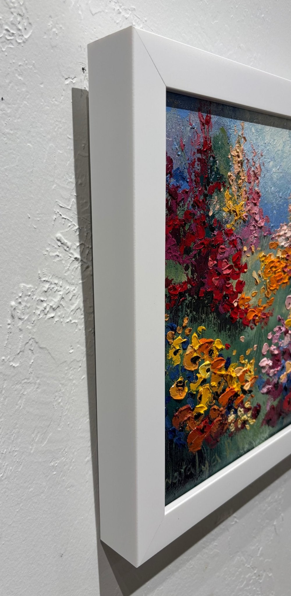 Original Painting "Forest Meadow" by Natalya Romanovsky 12" x 12" - ThePopUp Art Gallery