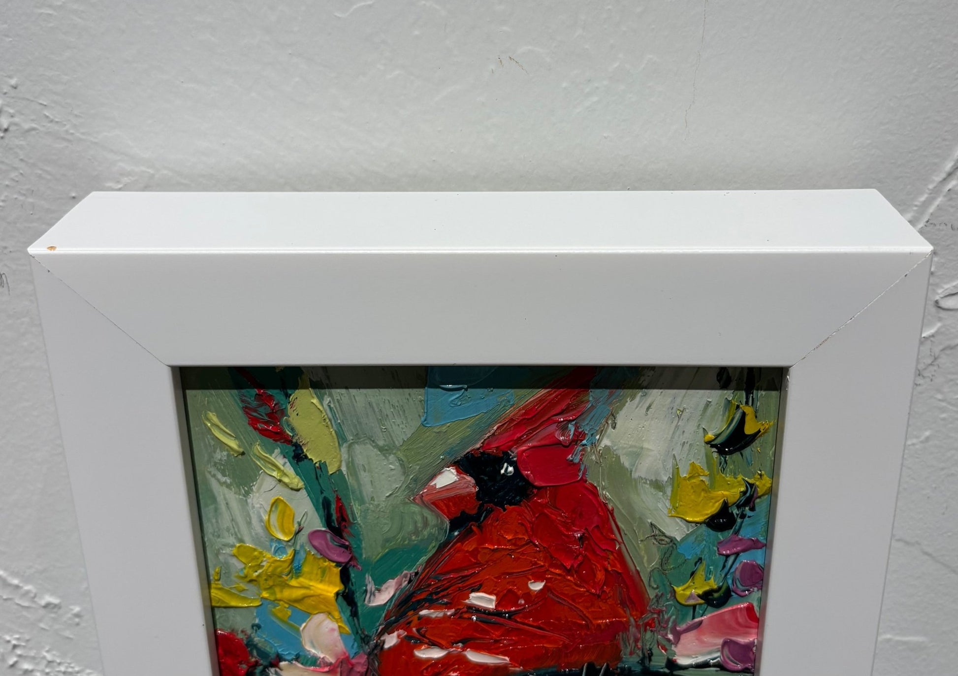 Original Painting "Ohio Voice 1" by Natalya Romanovsky 6" x 6" - ThePopUp Art Gallery