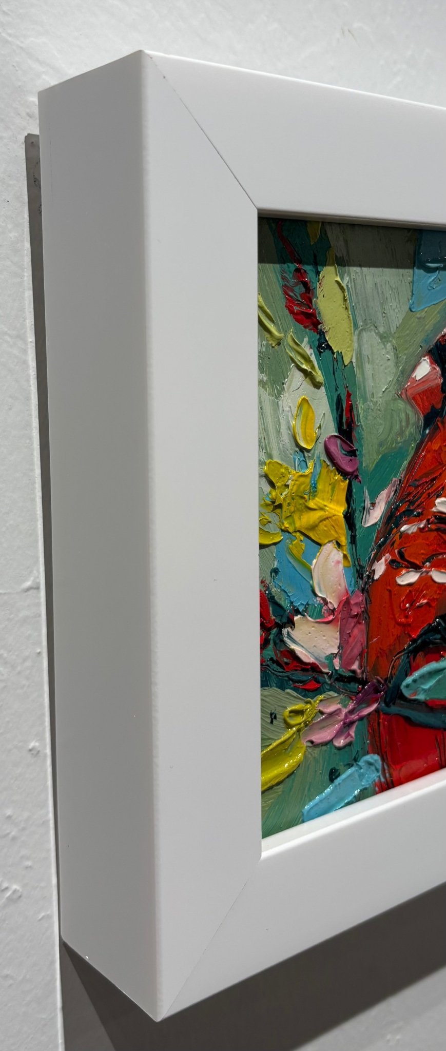 Original Painting "Ohio Voice 1" by Natalya Romanovsky 6" x 6" - ThePopUp Art Gallery