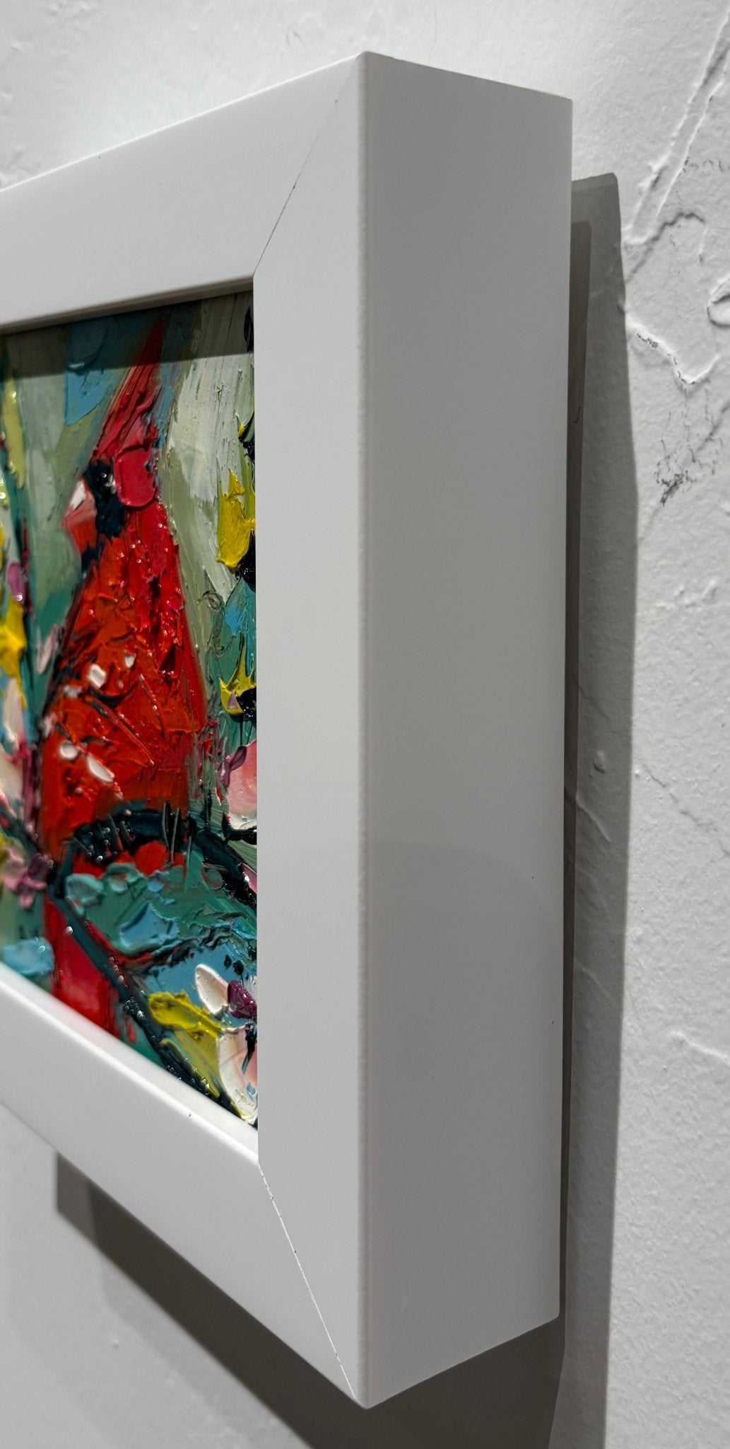 Original Painting "Ohio Voice 1" by Natalya Romanovsky 6" x 6" - ThePopUp Art Gallery