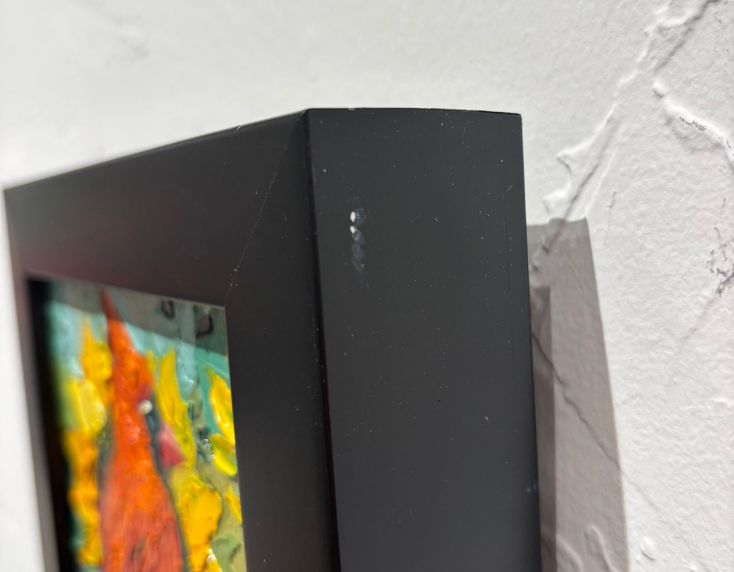 Original Painting "Ohio Voice 2" by Natalya Romanovsky 6" x 6" - ThePopUp Art Gallery