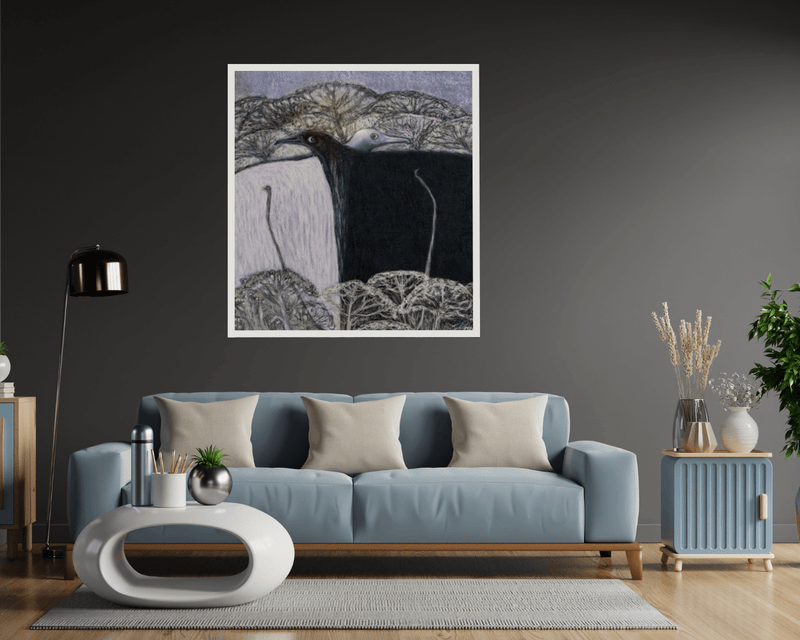 Limited Prints "The Birds" by Olivia De Rossi 35.4" x 31.5" - ThePopUp Art Gallery