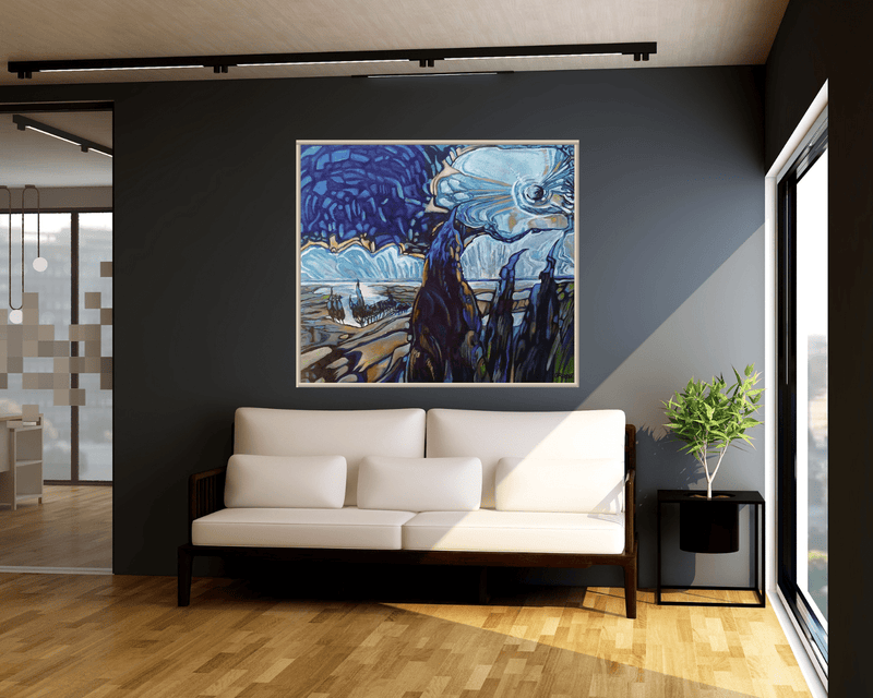 Limited Prints "Rains Over the Horizon" by Olivia De Rossi 23.6" x 27.6" - ThePopUp Art Gallery