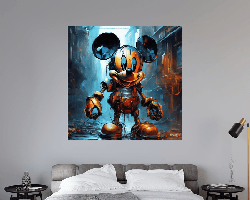 Original Painting "Mick 2.0" by Olivia de Rossi 39"x 39" - ThePopUp Art Gallery