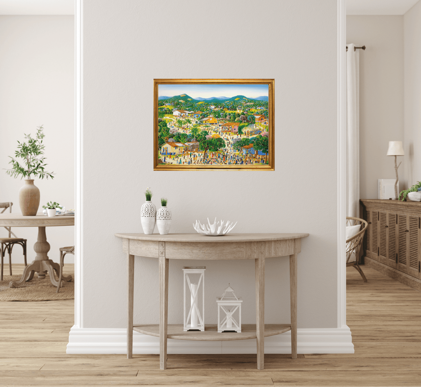 Original Painting "Happy Birthday" by Carlos Medina 23.2" x 30.3" - ThePopUp Art Gallery