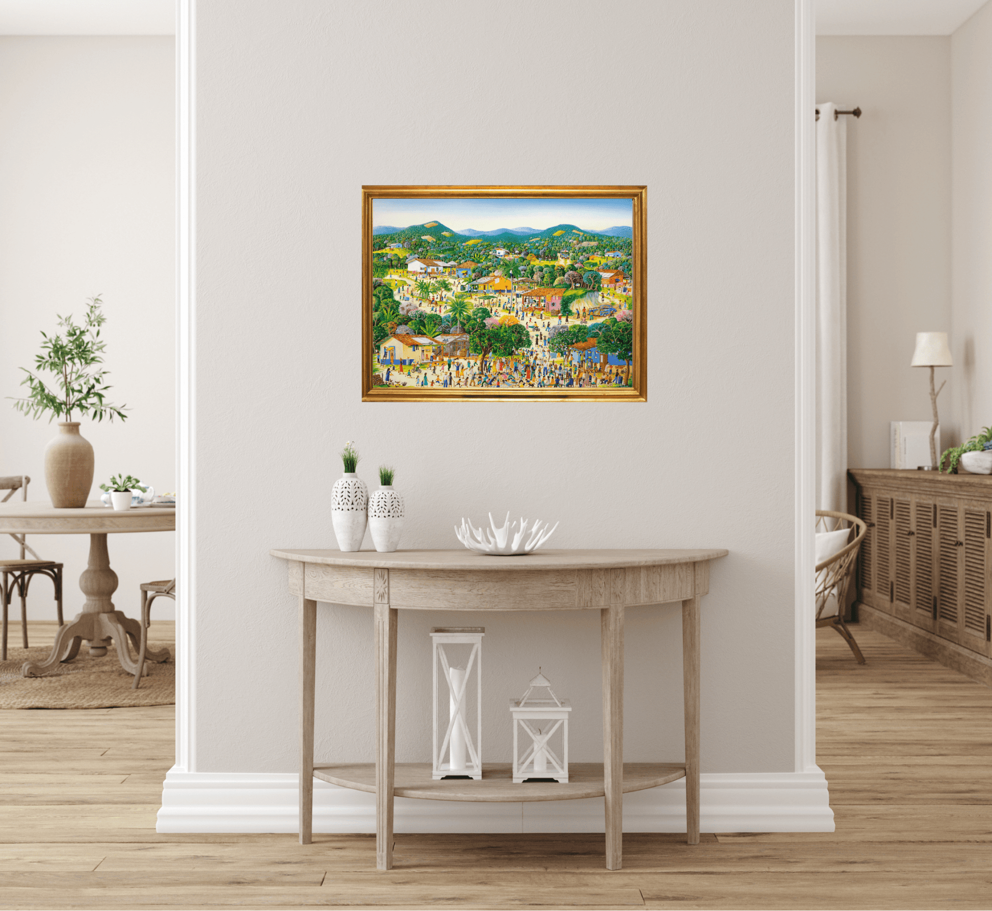 Original Painting "Happy Birthday" by Carlos Medina 23.2" x 30.3" - ThePopUp Art Gallery