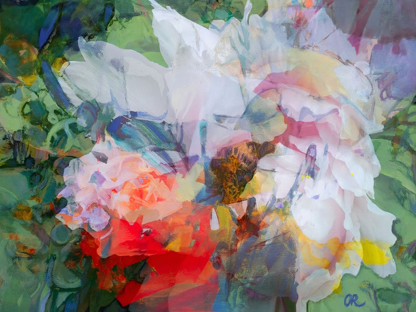 Limited Prints "The Blossom" by Olivia De Rossi 47.2" x 35.4" - ThePopUp Art Gallery