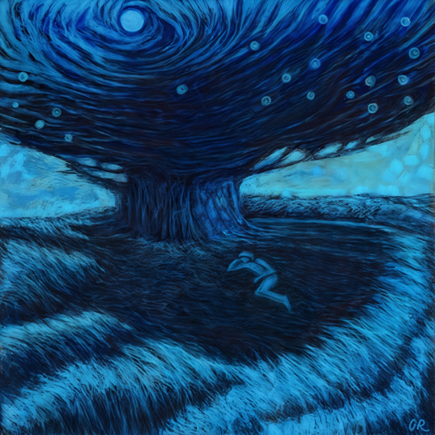 Limited Prints "Under the Tree" by Olivia De Rossi 39" x 39" - ThePopUp Art Gallery